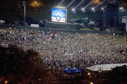 Image result for obama grant park rally 2008