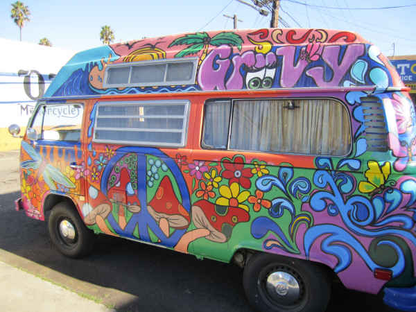 Tuan Nguyen's hippie VW bus at Maxoto Auto Services on Cable