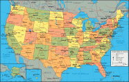 America Map America America Map America