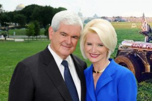 Newt and Calista Gingrich and Star Trike