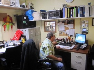 Dave Martin desk-ed