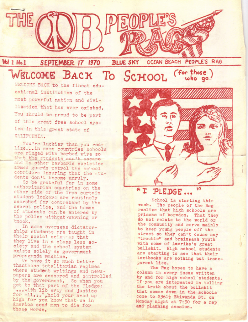 OB Rag cover vol 1 no 1