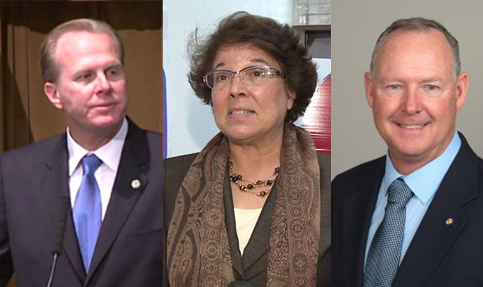 Mayor candidates Kevn Lori Ed