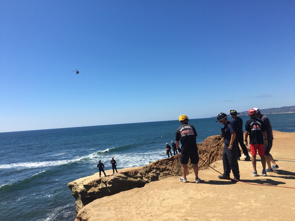 OB cliff rescue 7-6-16