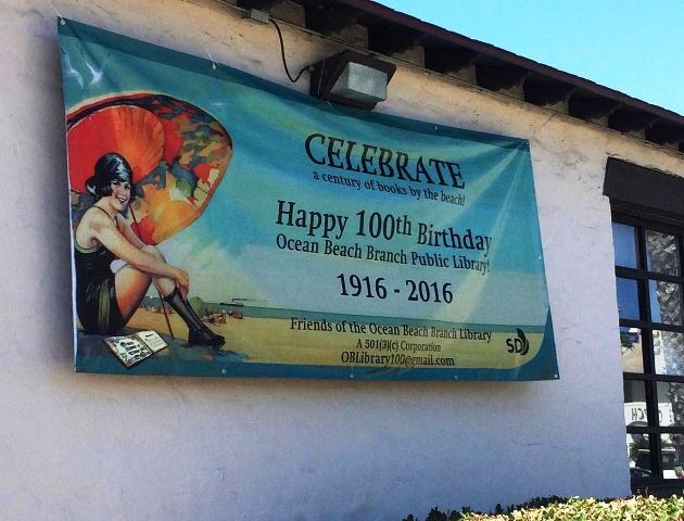 OB Library banner up