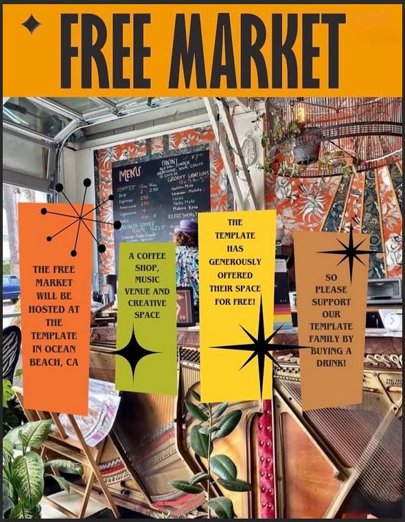 The OB Free Market – Community-Driven Free Pop-up Store — Opens